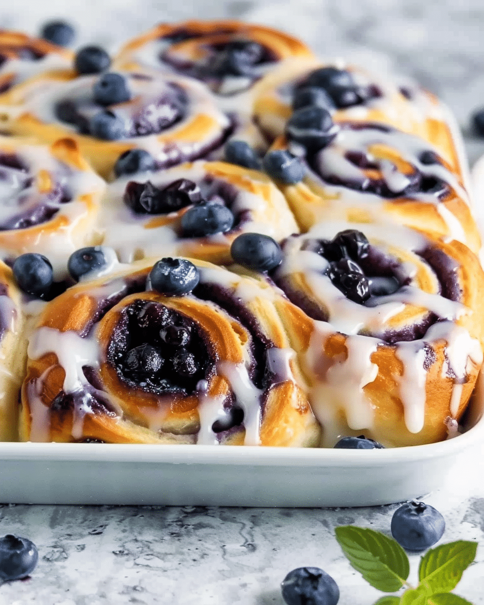 Blueberry Cinnamon Rolls