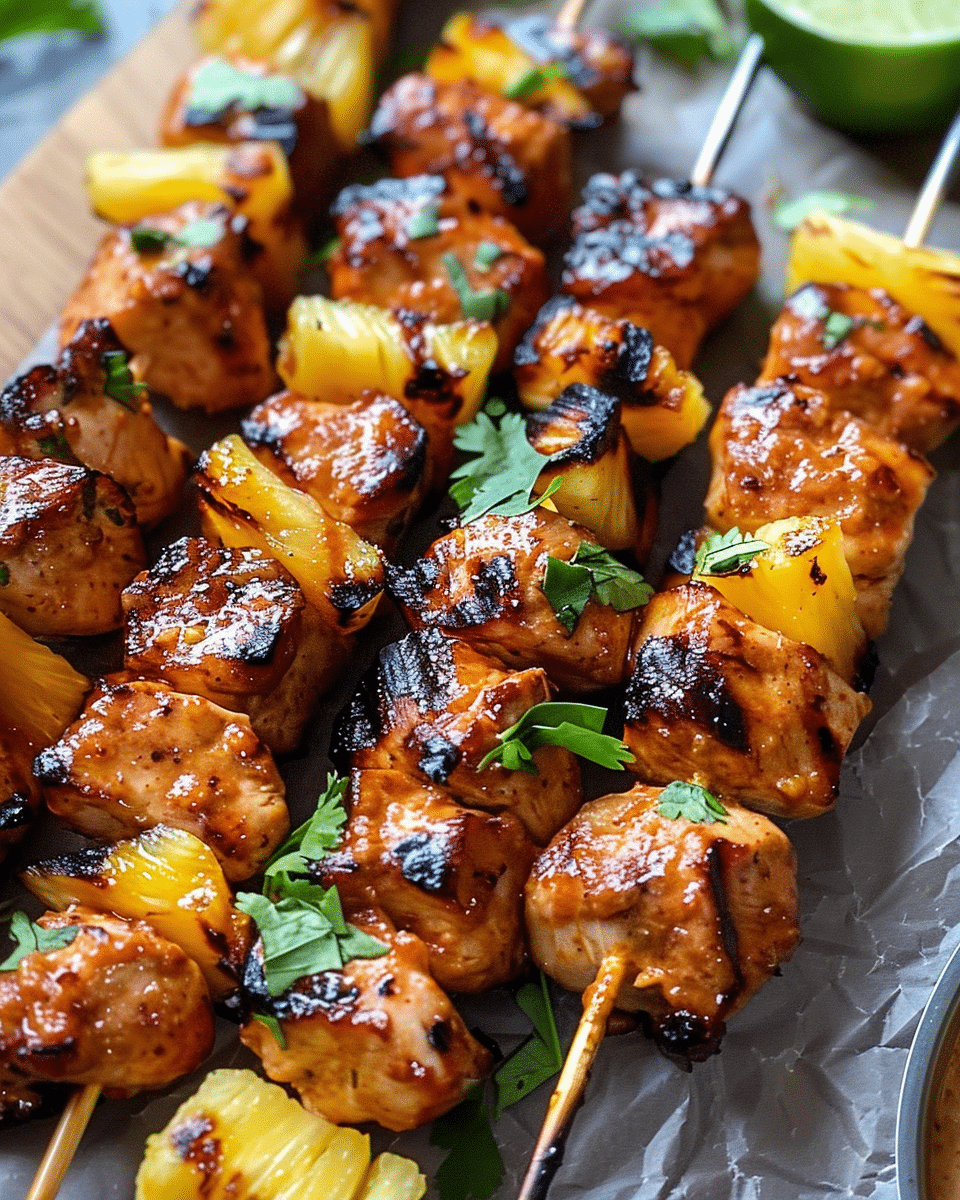 Chipotle Pineapple Bang Bang Chicken Skewers: An Amazing Ultimate Recipe