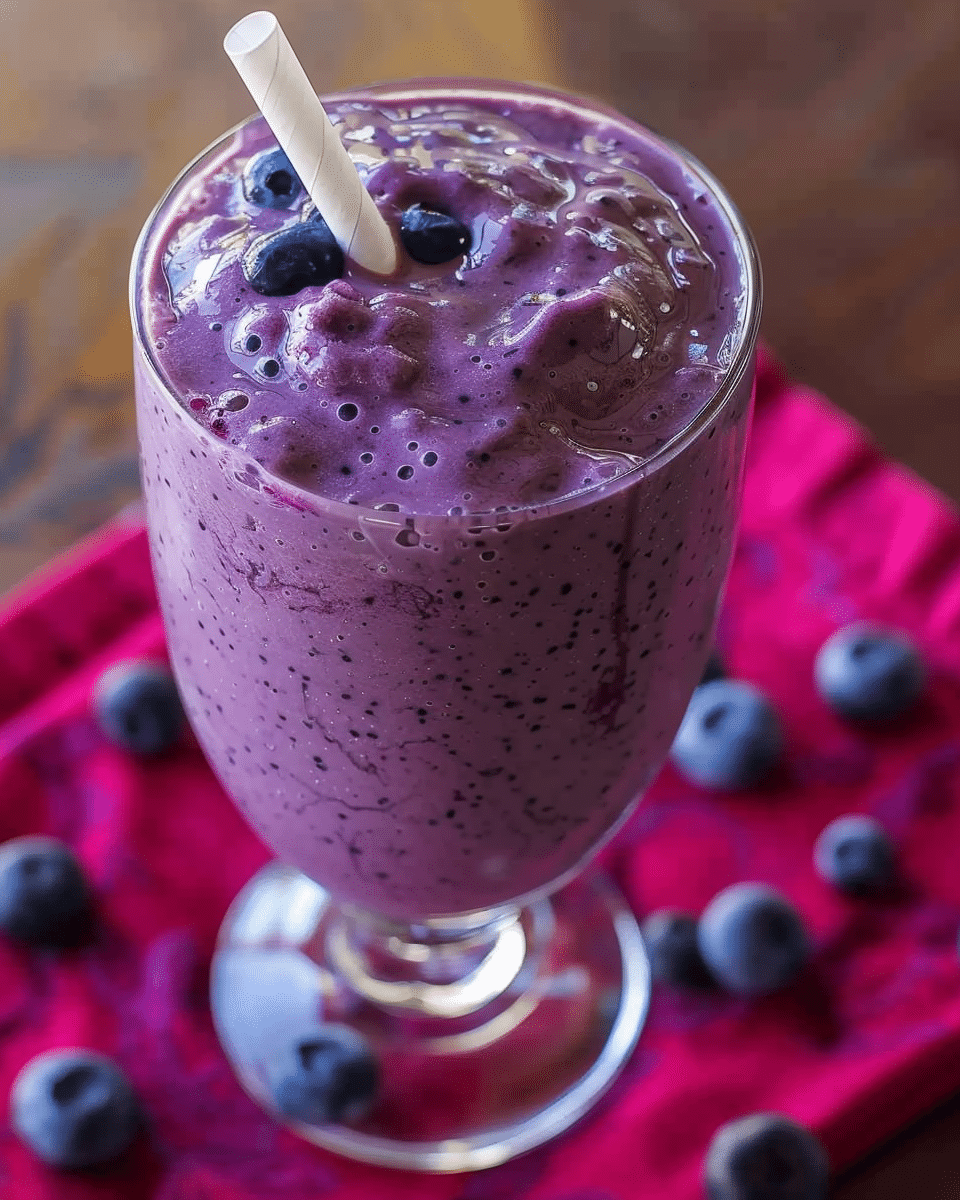 Heart Healthy Blueberry Smoothie