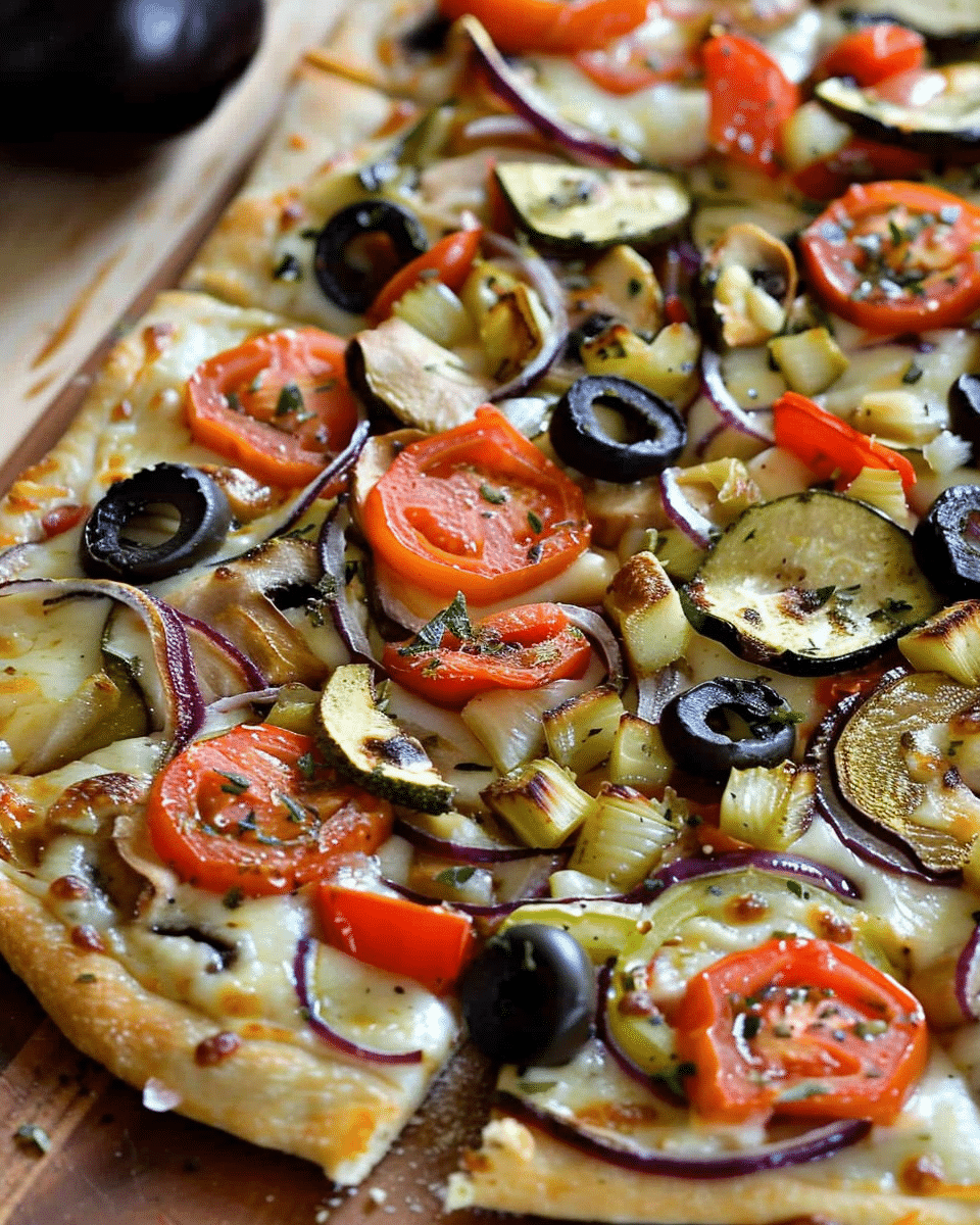 Light Vegetable Pizza