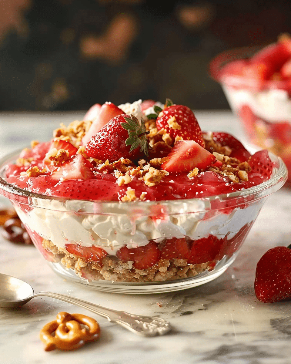 Strawberry Pretzel Salad