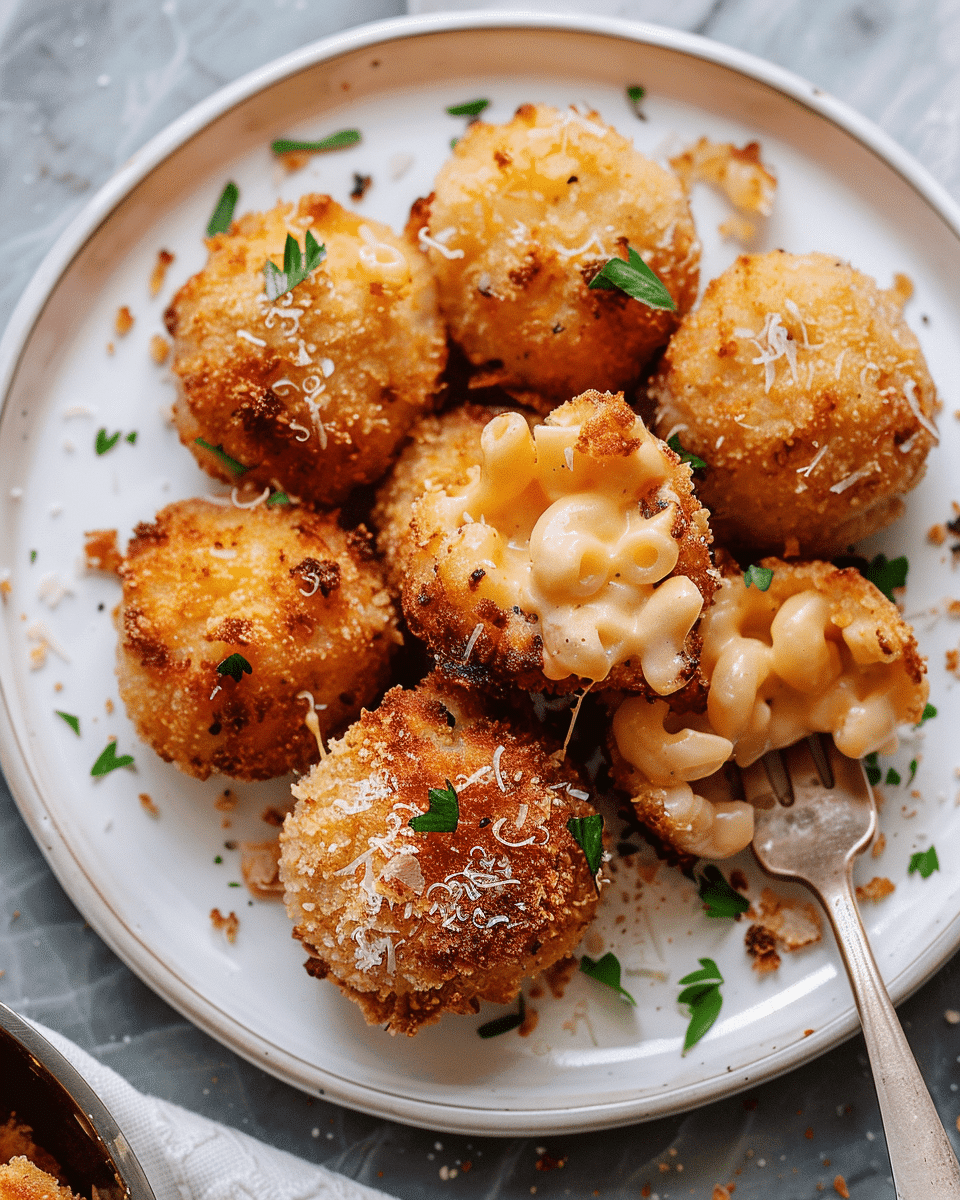 Air Fryer Mac and Cheese Balls