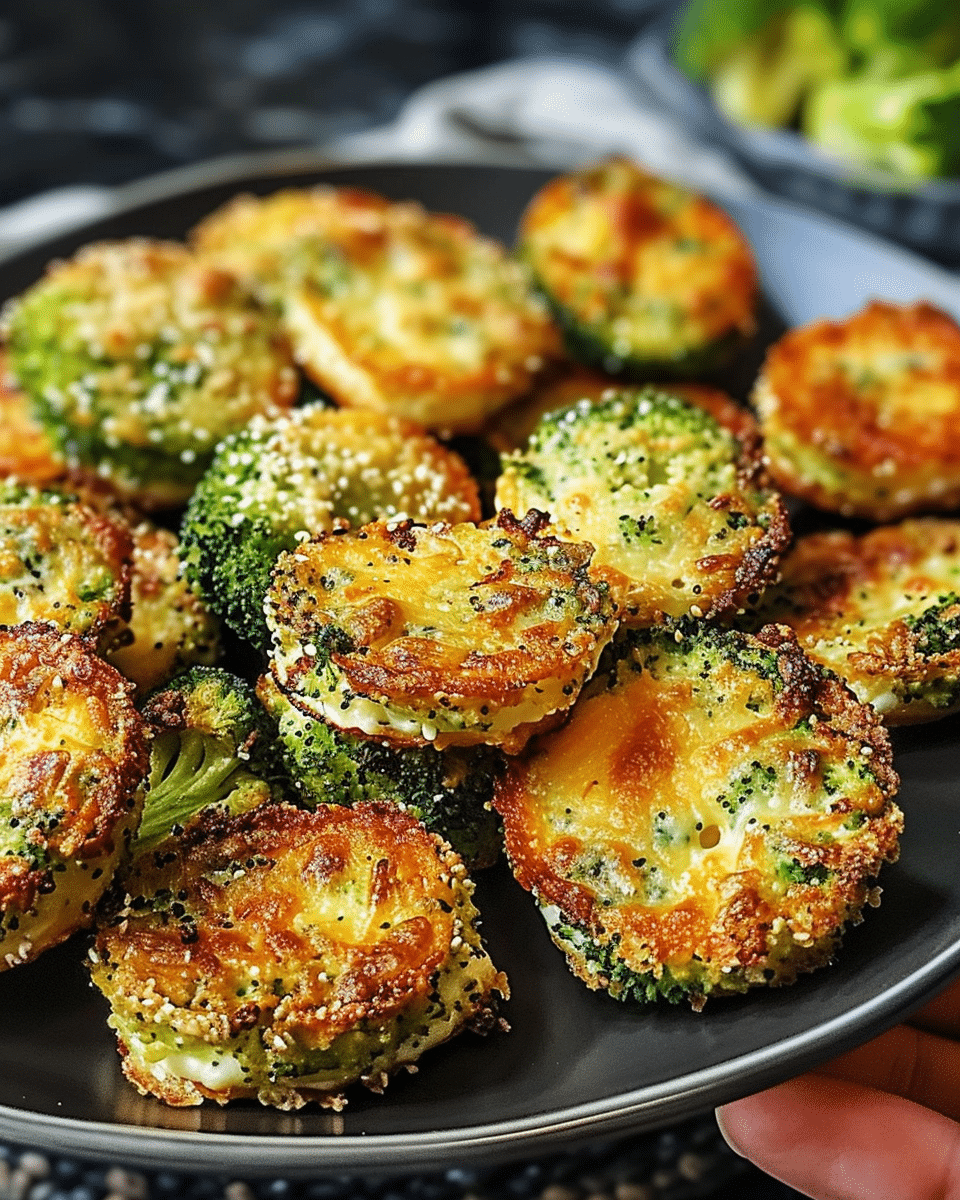 Best Low Carb Crispy Broccoli Cheese Rounds That Wow!