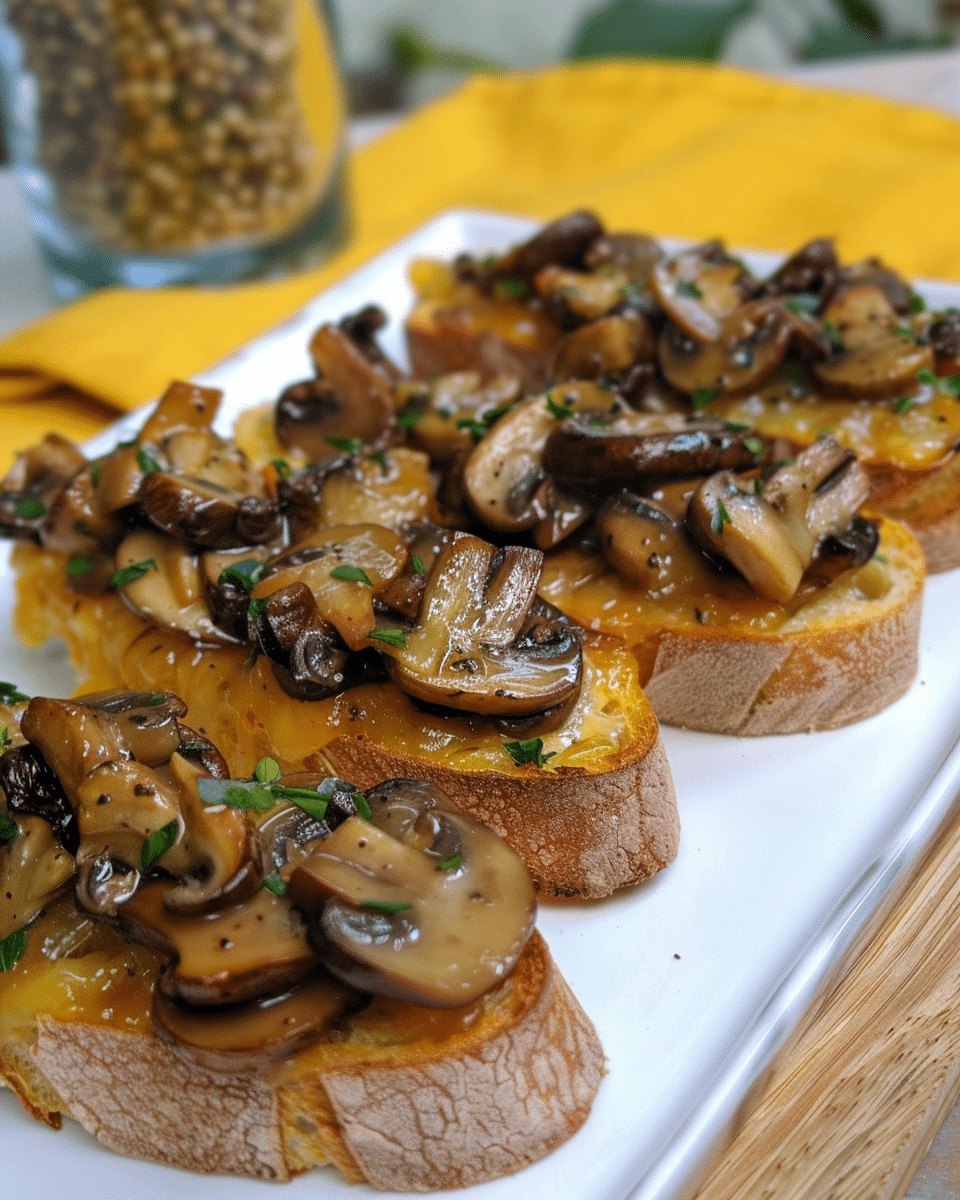 Crostini with Mushrooms Recipe