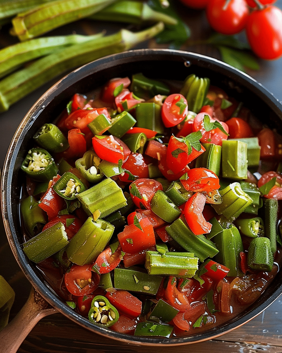 Irresistibly Flavorful Okra and Tomatoes