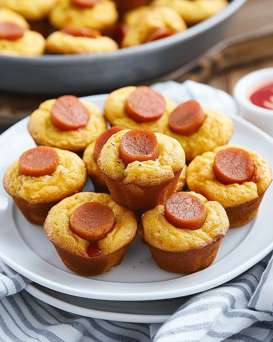 Mini Corn Dog Muffins