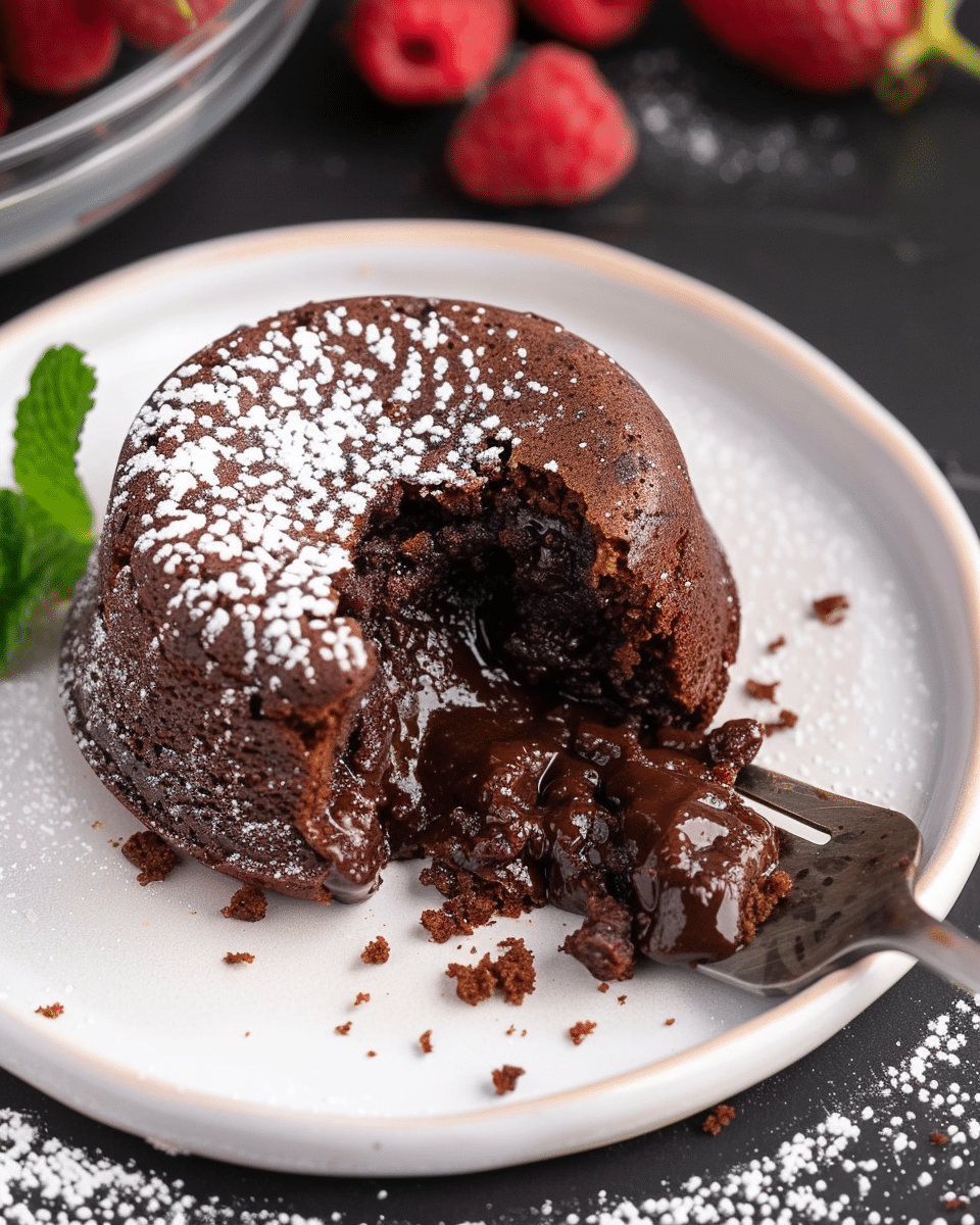 Air Fryer Lava Cake