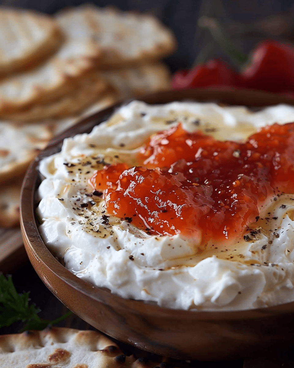 Cream Cheese Pepper Jelly Party Dip