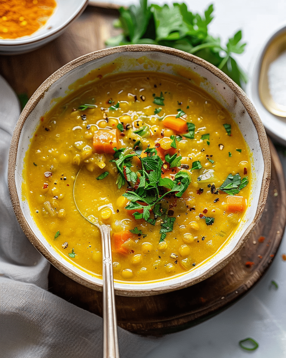 Detox Turmeric Lentil Soup