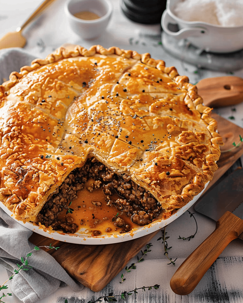 Steak And Onion Pie