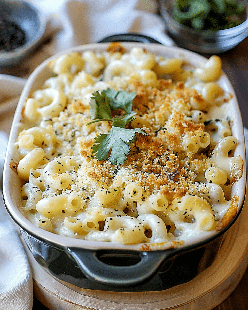 Roasted Poblano Mac and Cheese