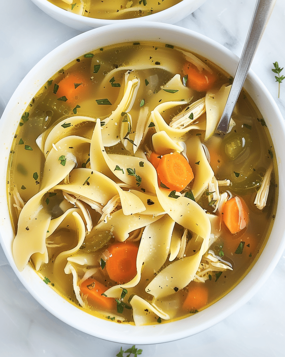 Bone Broth Chicken Noodle Soup