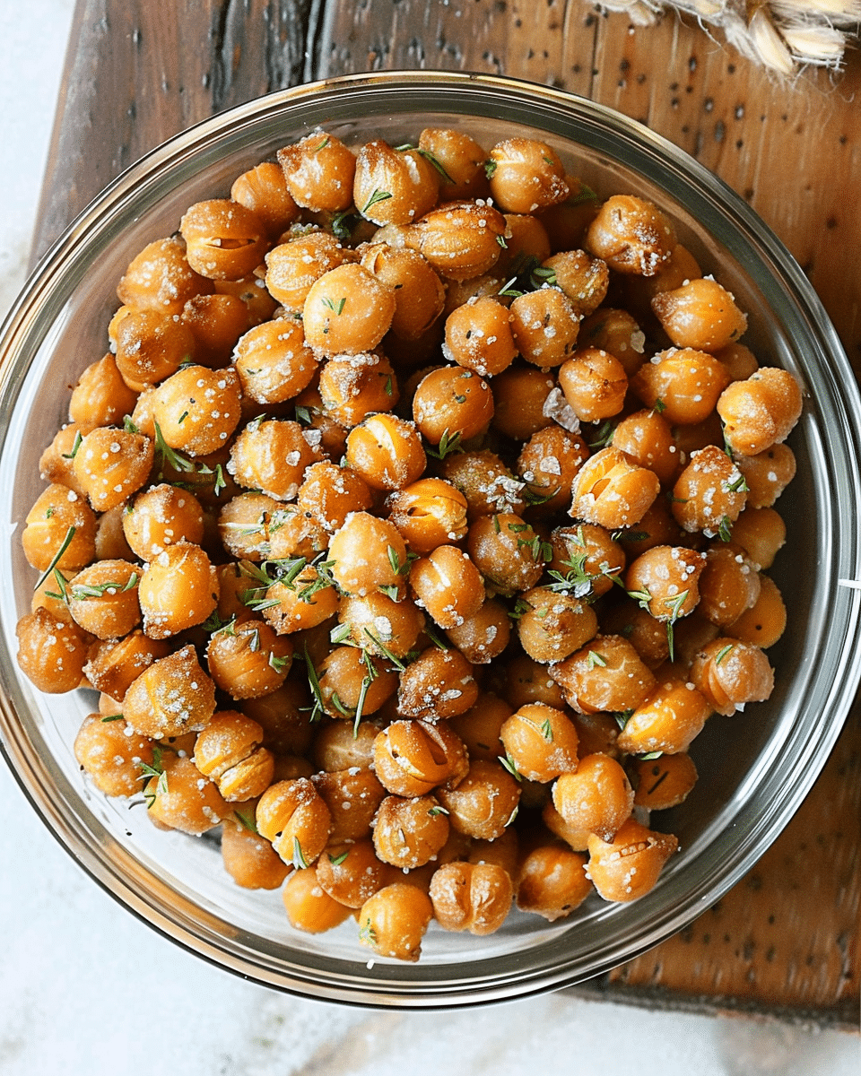 Crispy Roasted Chickpeas