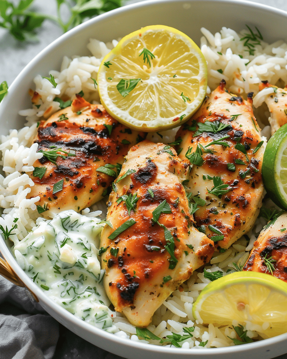 The Best Dump-and-Bake Chicken Tzatziki with Rice