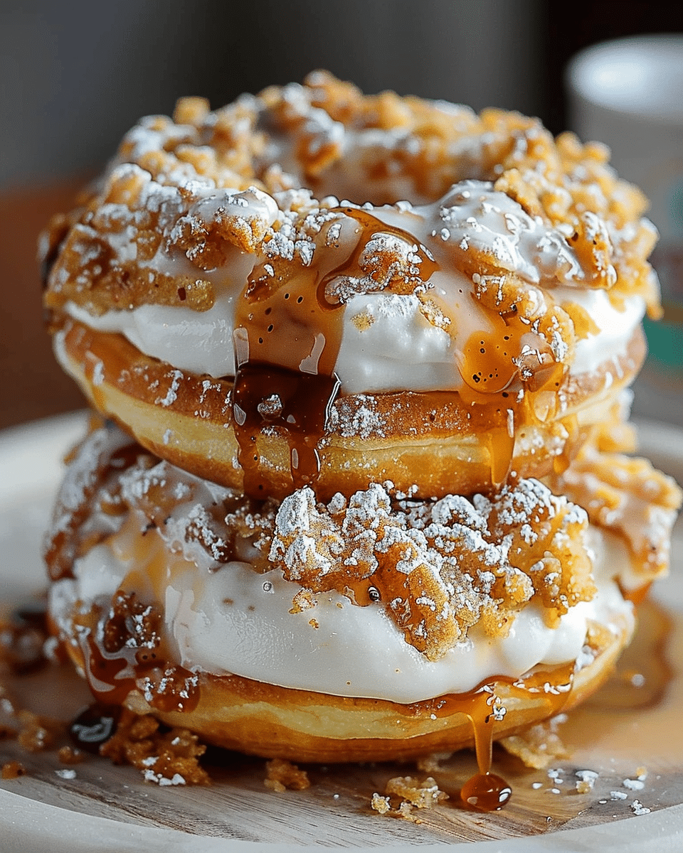 Frozen Yogurt Apple Pie Donut Coins