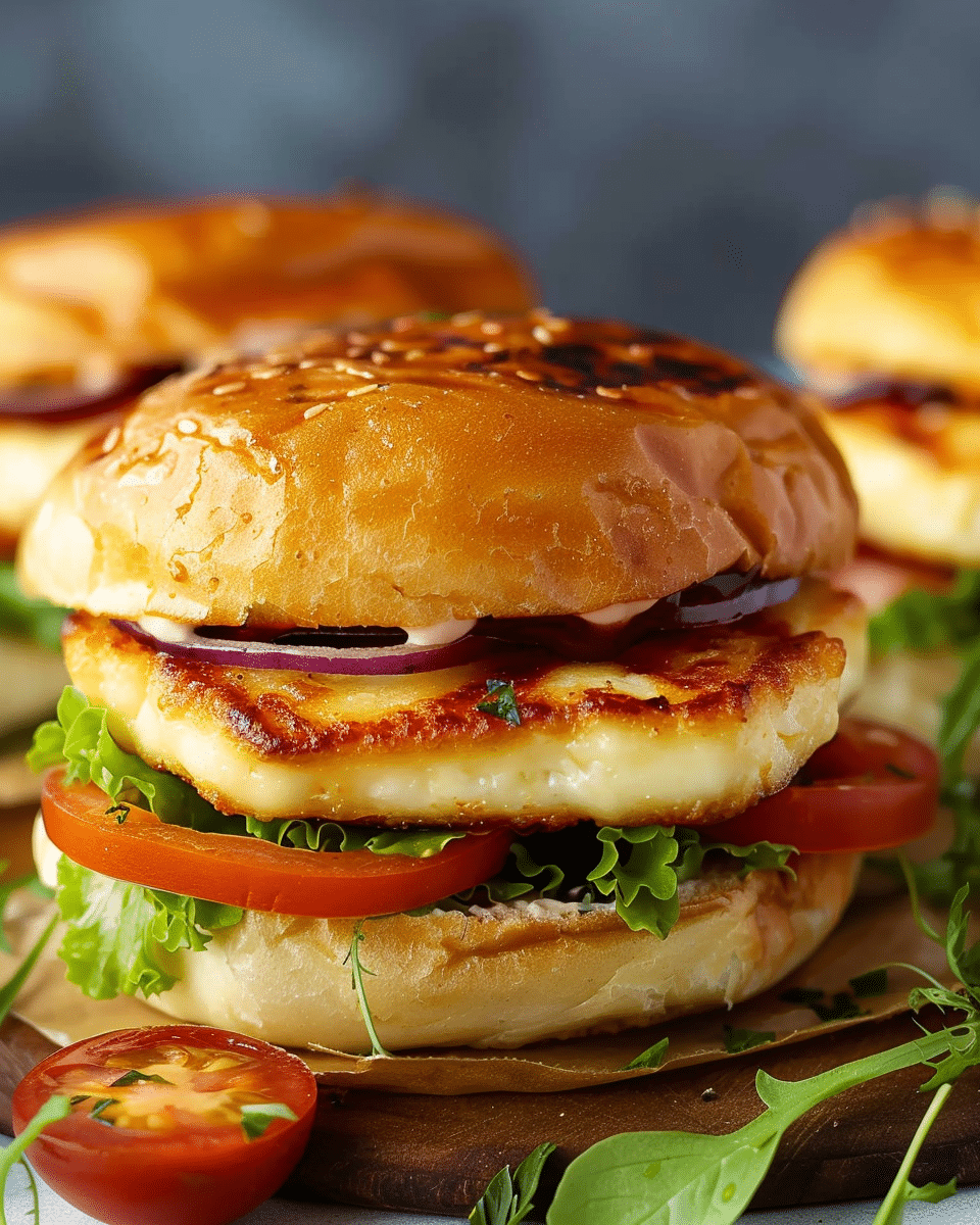 Halloumi Burger {15 Minute Meal}