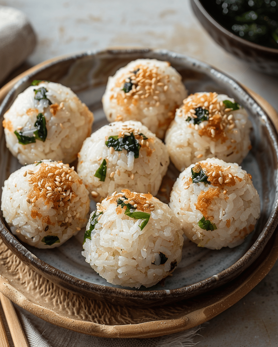 Korean Rice Balls (Jumeokbap)