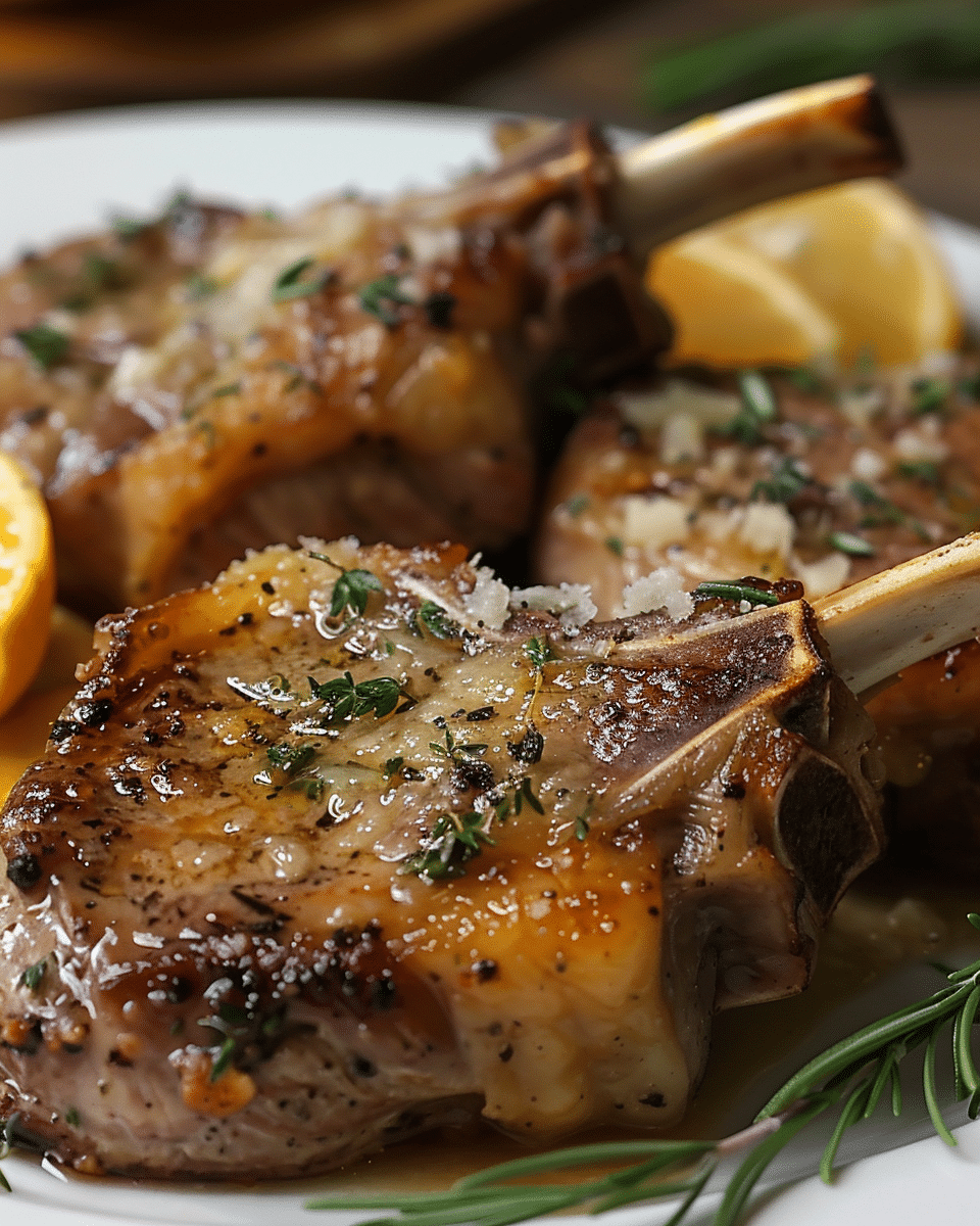 Parmesan Baked Lamb Chops Recipe
