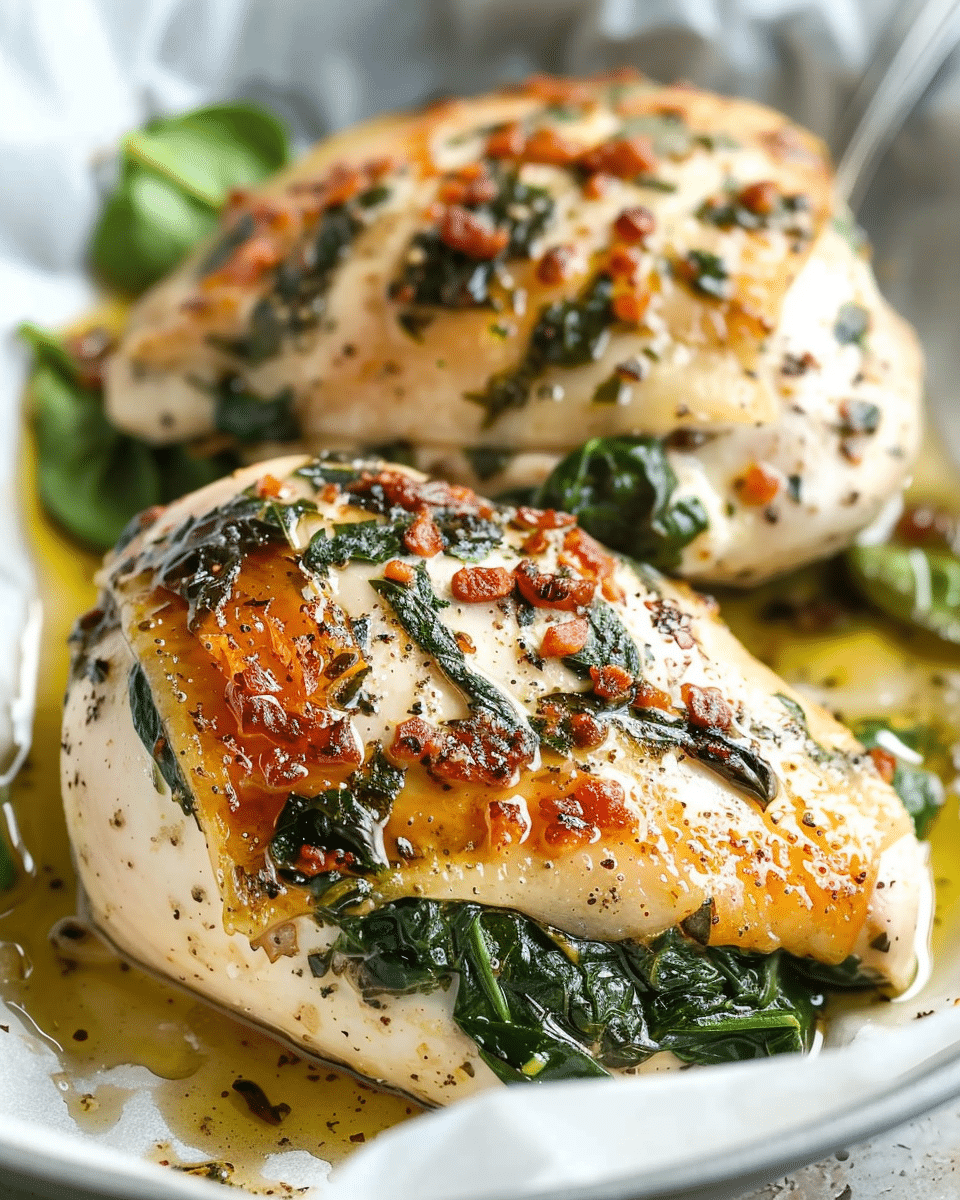 Savory Spinach Stuffed Chicken That's a Low Carb Winner