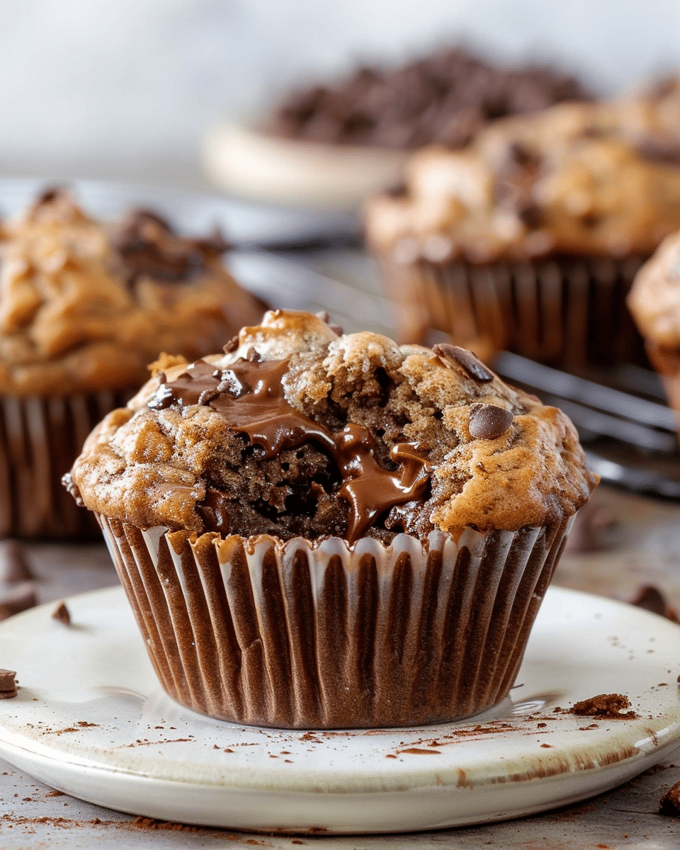 Nutella Banana Muffins