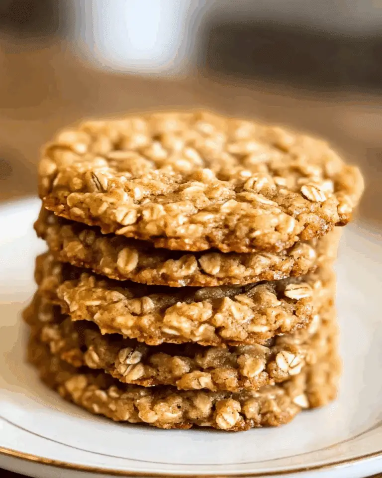 Easy Peanut Butter Oatmeal Cookies