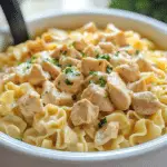 Comforting Chicken & Noodles (Crock Pot)