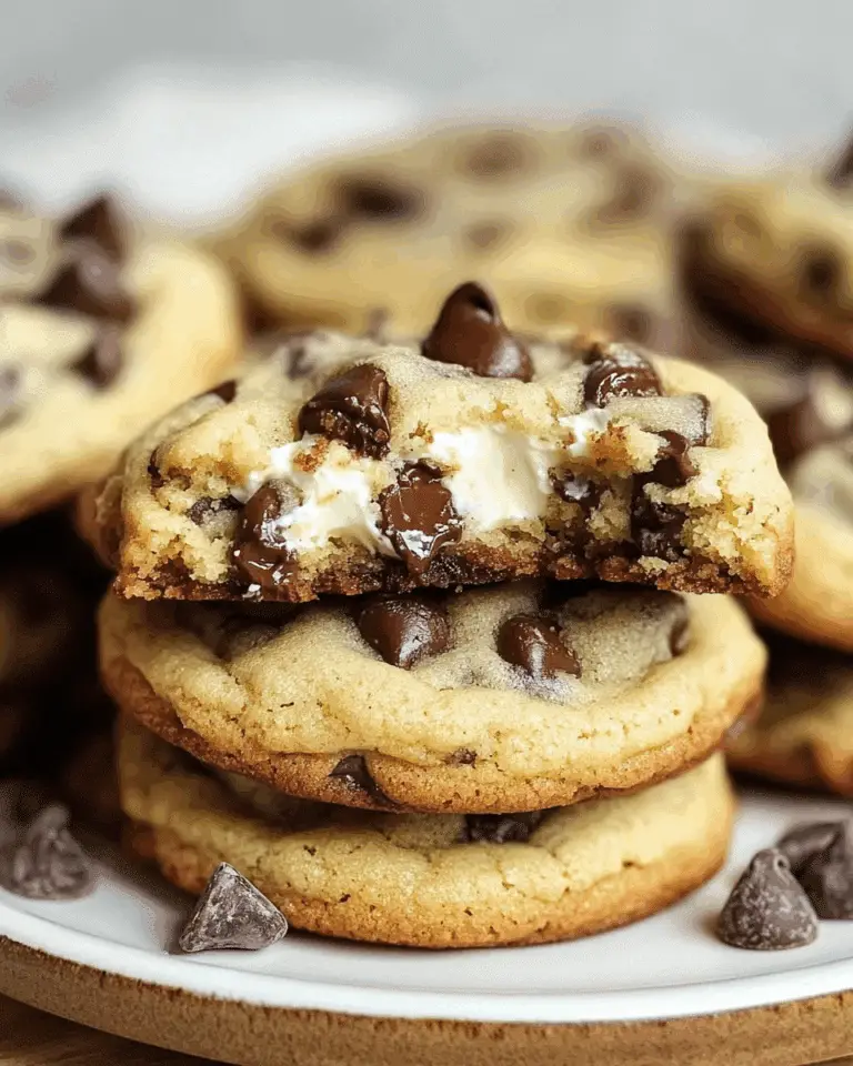 Cheesecake Stuffed Chocolate Chip Cookies