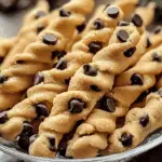 Chocolate Chip Cookie Dough Twists