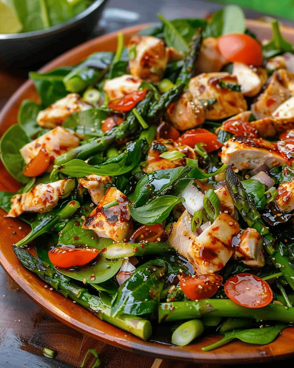 Grilled Chicken and Asparagus Caprese