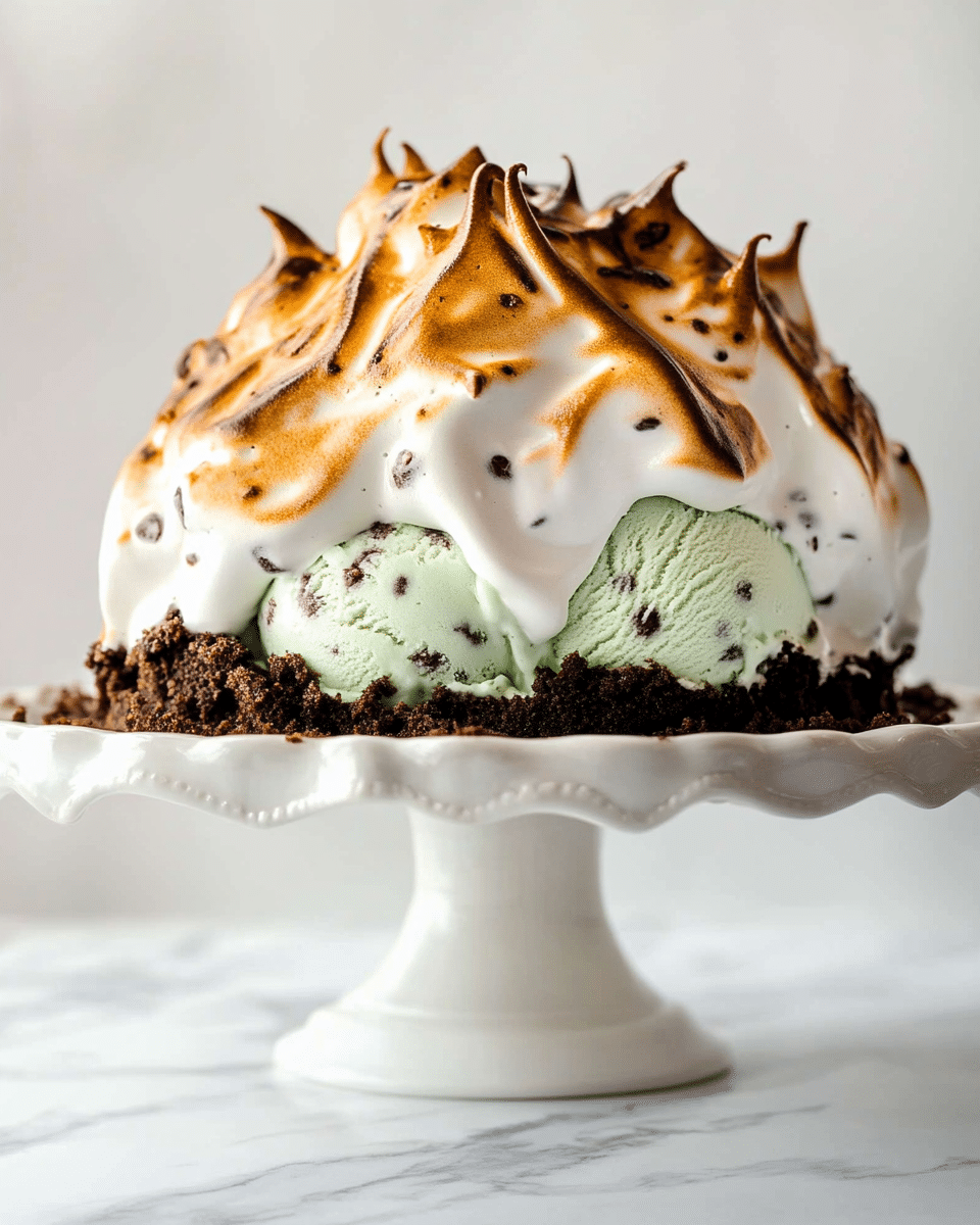 Brownie Baked Alaska
