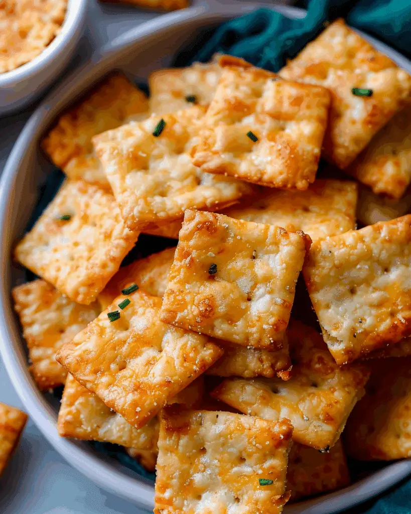 Homemade Cheese Crackers