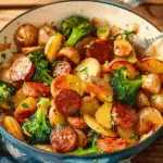 Turkey Kielbasa and Potato Skillet