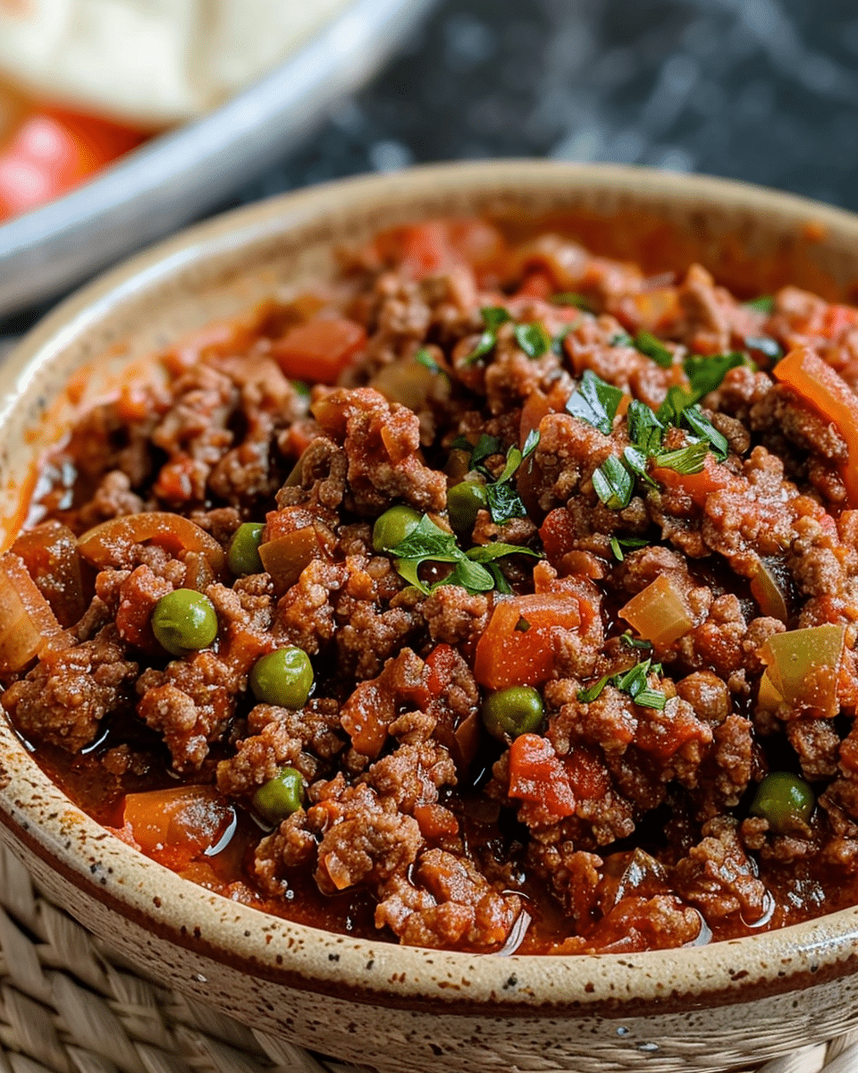 Pakistani Ground Beef Curry