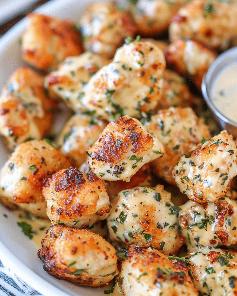 The BEST Ranch Chicken Bites