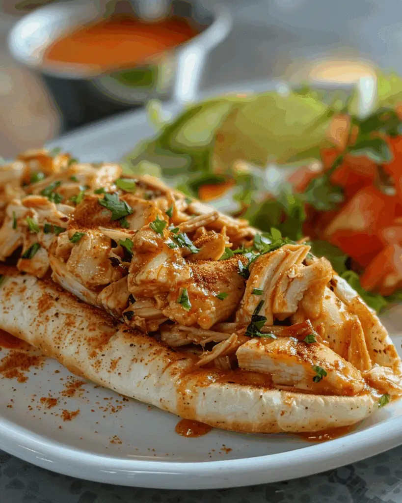 Salvadoran Panes con Pollo (Chicken Sandwich)