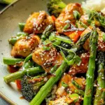 Sheet Pan Sesame Chicken