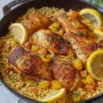 Skillet Chicken with Couscous