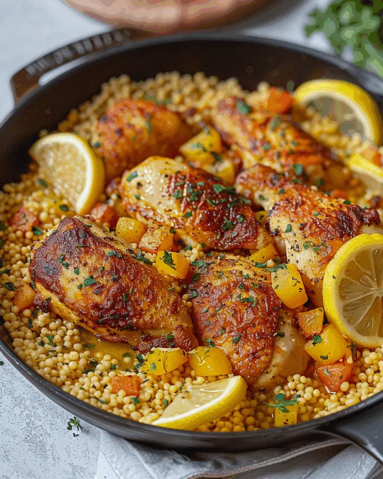 Skillet Chicken with Couscous