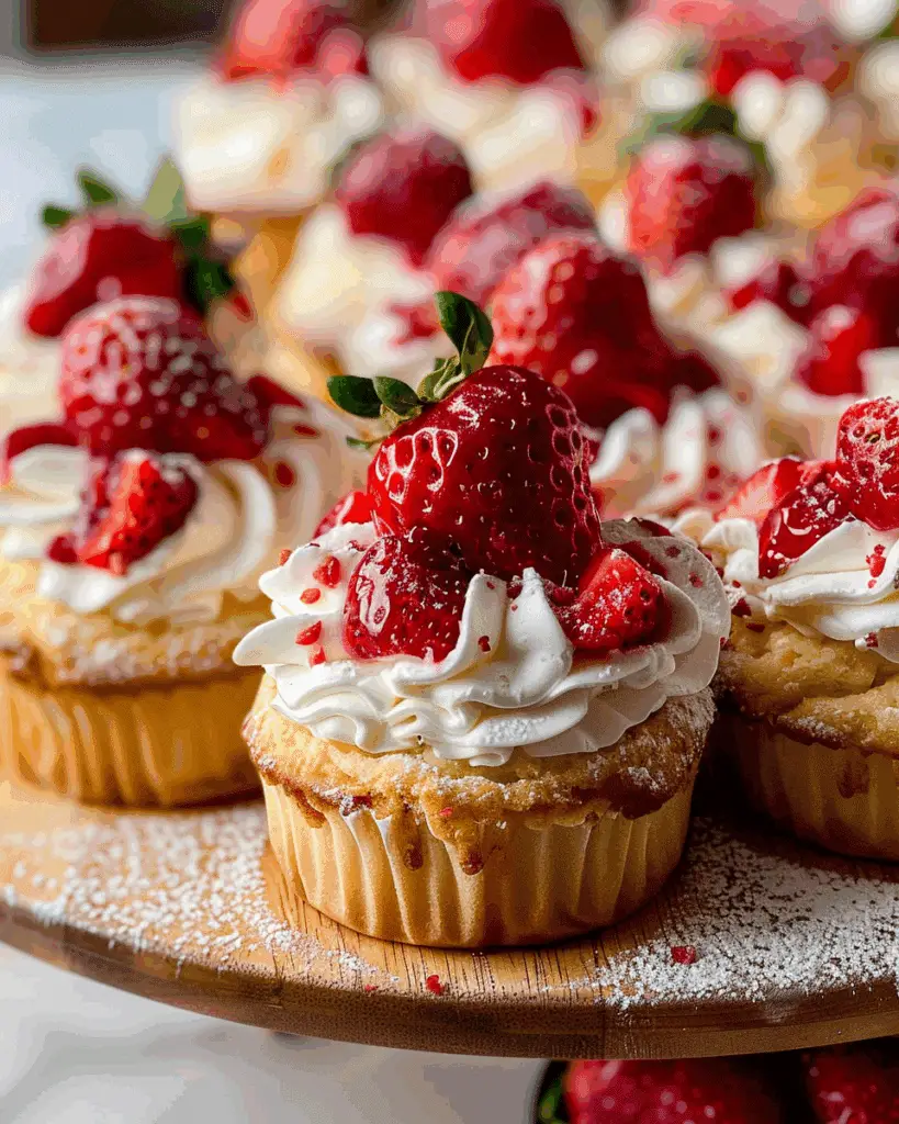 Strawberry Shortcake Cupcakes