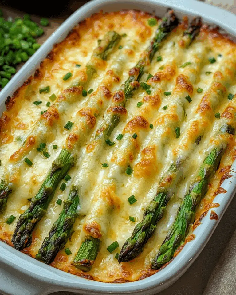 Cheesy Baked Asparagus Goodness