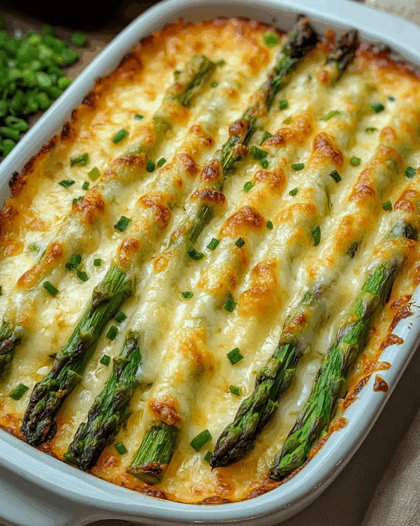 Cheesy Baked Asparagus Goodness
