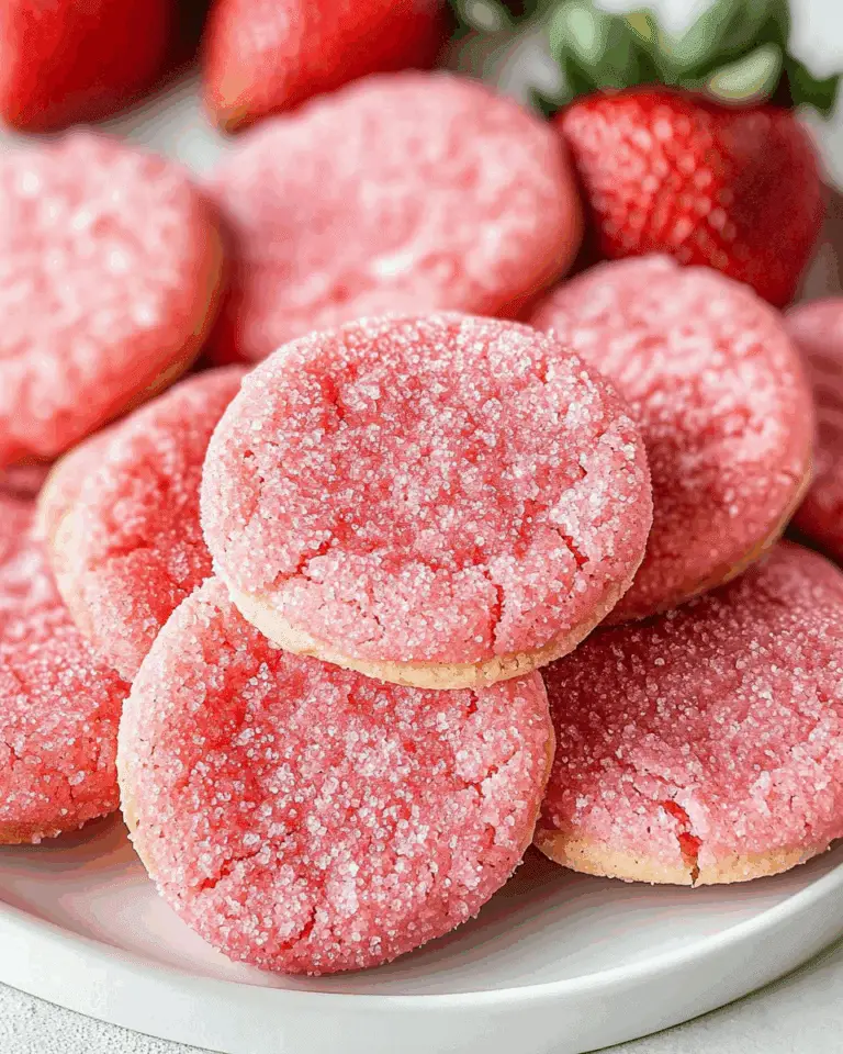 Strawberry Sugar Cookies