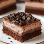 The BEST Chocolate Mousse Brownies