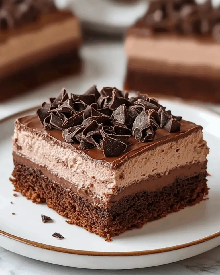 The BEST Chocolate Mousse Brownies