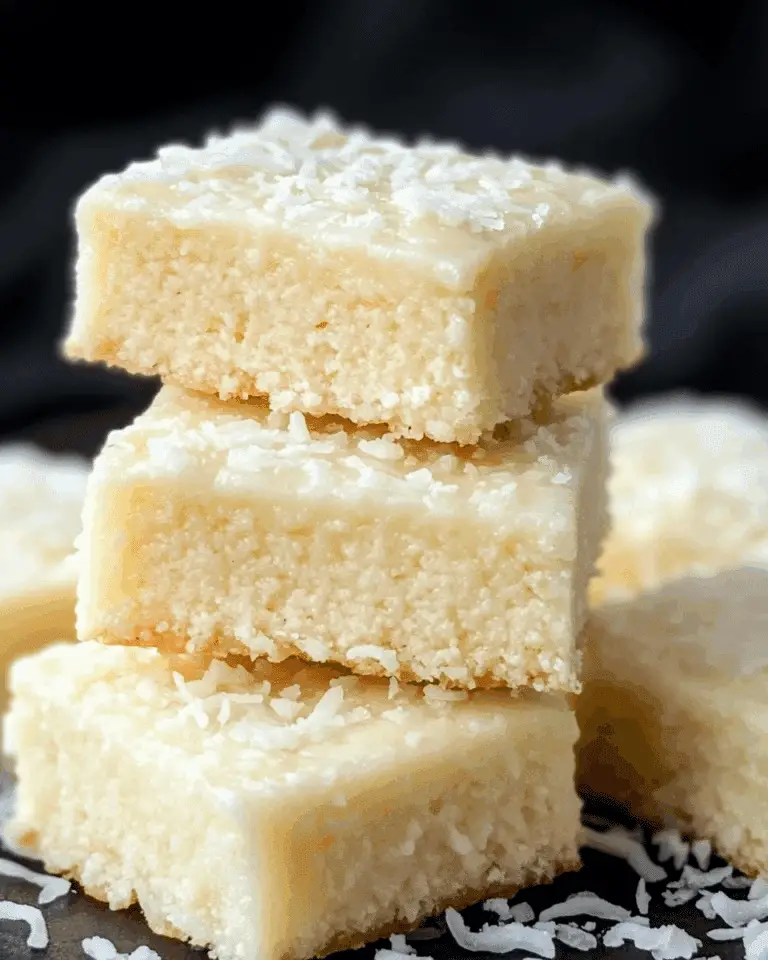 Coconut Bars: A Simple Sweet Treat