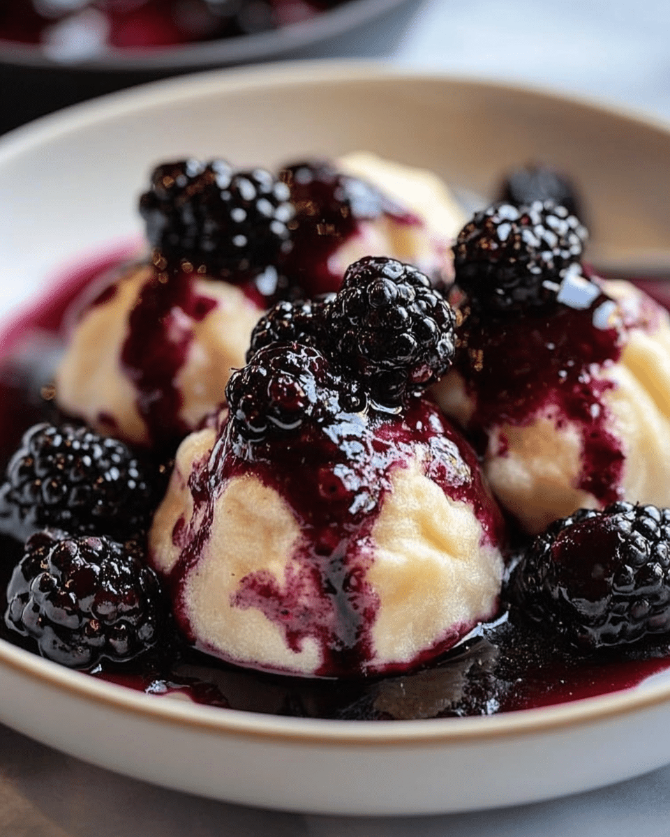 The BEST Blackberry Dumplings EVER!!