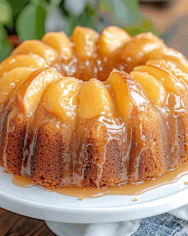 Peach Cobbler Pound Cake