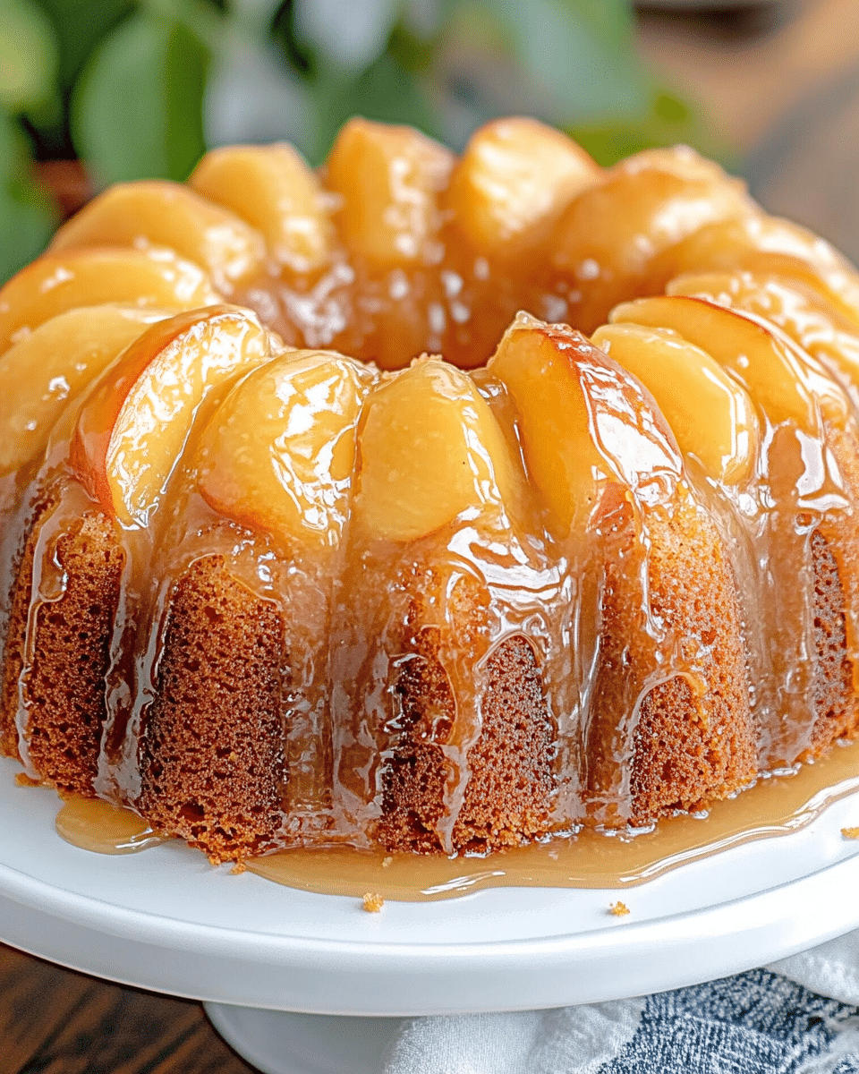Peach Cobbler Pound Cake