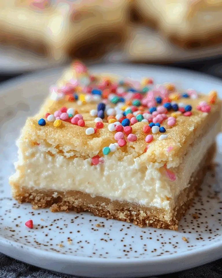 Sugar Cookie Cheesecake Bars