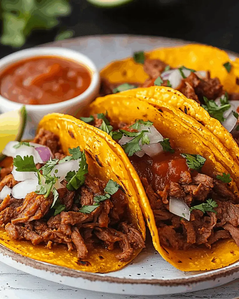 The BEST Crock Pot Birria Tacos